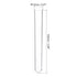 PATIKIL 7ml Plastic Test Tubes with Cork Stoppers, 20Pcs 100x12mm Tubes for Scientific Party Decoration Candy Bead Storage Bath Salt Lab Use, Clea...