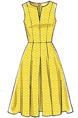 Vogue Patterns V9167 Misses' Notch-Neck Princess-Seam Dresses, A5 (6-8-10-12-14)...