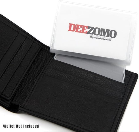 SET OF 2 Wallet Inserts Replacement 6 Page Card Holder for Bifold or Trifolds Wallet...