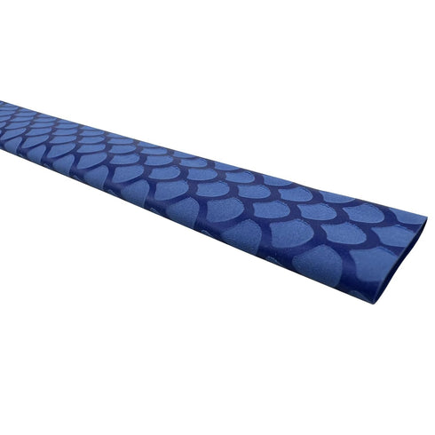 Accering Fishscale Pattern Fishing Rod Grip Wrap, Heat Shrink Grip Tubing, Fishing Rod Handle Shrink Wrap (?45mm, L3.3ft, Blue)...