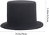 jojofuny 2pcs Miniature Top Hats for dolls doll tophat - top hats for craft wine bottle toppers Decoration Dollhouse Ornament...