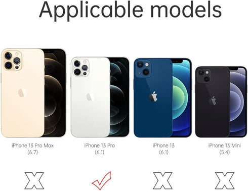 Compatible with Magsafe iPhone 13 Pro Waterproof Case, Built in Screen Protector, Full Body Protective Shockproof Dustproof Magnetic Phone Cases f...