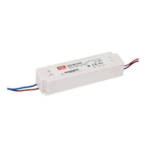 MEAN WELL LPC-60-1050 AC to DC LED Driver Enclosed Power Supply Single Output Power Supply 9 to 48 Volts 1.05 Amps 50.4 Watts...