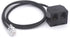 RJ9 Headset Splitter 4P4C Male to 2 RJ9 Female for Plantronics, Jabra, Hot Desking Office Phones (40cm)...