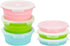 3Pack Collapsible Silicone Food Storage Containers with Lid 40OZ Foldable Lunch Bowl for Microwave Freezer Dishwasher Safe 800ml...