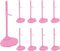 10 PCS Acrylic Doll Stands, Doll Display Stands with Adjustable Waist Clip, Transparent Doll Support Stand, Mini Doll Holder Stand for 11 to 13 In...