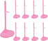 10 PCS Acrylic Doll Stands, Doll Display Stands with Adjustable Waist Clip, Transparent Doll Support Stand, Mini Doll Holder Stand for 11 to 13 In...
