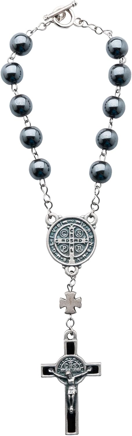 Intercession Hematite Car Rearview Mirror Medal Ornament...
