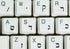 Hebrew Keyboard Stickers Transparent Background Black Letters for PC Computer Laptop Keyboards...