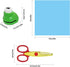 findTop Set of 112, DIY Craft Supplies Set, Craft Punch, Creative Scissors and Origami Paper Double Sided Color for Crafts, Scrapbooking, DIY Phot...