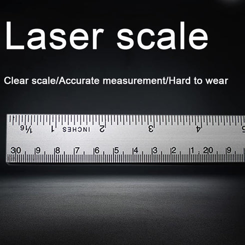 Combination Square, 12" Combo Square, Carpenter Square, Woodworking Measure Tools, Metal Ruler, Framing Square, T Square, T Ruler, Combination Squ...