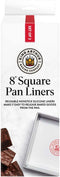 King Arthur Baking Company Square Cake Pan Liners, Reusable Nonstick European-Grade Silicone, 8-Inch, Set of 2...