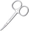 ThreadNanny Embroidery Scissors Curved Pointed Tip Sharp Metal Precision - Small Sewing Scissors for Cross-Stitching, Crafts, & More - Needlepoint...