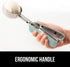 GORILLA GRIP Stainless Steel Cookie Scoop for Baking, 2 TBSP, Multipurpose Melon Baller, Meatball Spring Scoops, Perfect Portion Sizes, Easy Food ...