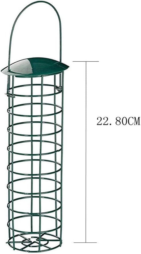 Suet Ball Bird Feeder Outdoor Hanging Metal Wire Wild Bird Feeder Fat Ball Food Feeder (1)...