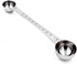 CoaGu Dual-Measure Coffee Scoop Set: 1 Tsp (5ml) & 1 Tbsp (15ml) Long-Handled Stainless Steel Scoops for Precise Coffee and Baking Measurements...