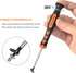 TEKPREM 8 in 1 Security Torx Screwdrivers with T3 T4 T5 T6 T7 T8 T9 T10 Torx Bit,Complete Torx Repair Kit for Mac Mini,iMac,Xbox Controller,PS3,PS...