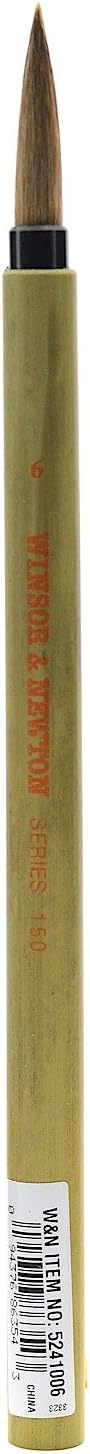 Winsor & Newton 6 Series 150 Bamboo Short Handle Brush-Round...