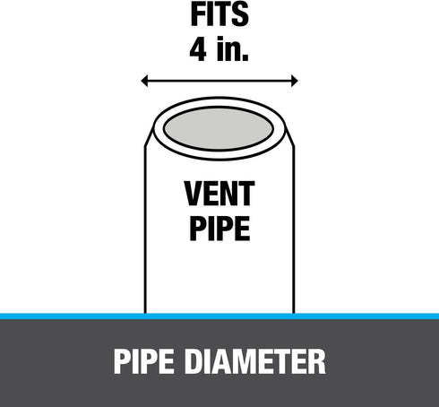Oatey 14041 Flashing, 4 Inch Pipe Diameter, Foldable Plastic...
