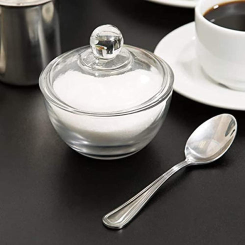 Anchor Hockings Brand Anchor Hocking Presence Glass Sugar Bowl with Lid, 1-Pack, Clear...