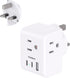 US to UK Ireland Travel Plug Adapter, Type G Power Plug Adapter with 3 Outlets 3 USB Ports(2 USB C), European Travel Plug Adapter for USA to Engla...