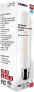 Satco 23173-4T6.5/LED/FR/940/120V/E17 Tubular (S21373) Intermediate Screw Base Exit Light Bulb...