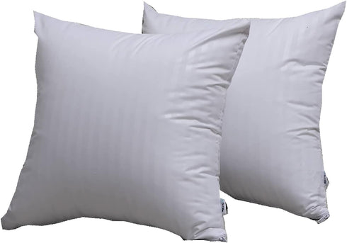 Feather Proof Euro Pillow Protectors 24x24 Set of 2 Waterproof Cover for Goose Down Square Throw Pillows 2 Pack...