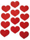 Novel Merk Red Heart Love Small Refrigerator Magnets Set for Teacher Decorations Party Favors & Carnival Prizes Miniature Design (12 Pieces)...