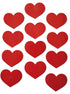 Novel Merk Red Heart Love Small Refrigerator Magnets Set for Teacher Decorations Party Favors & Carnival Prizes Miniature Design (12 Pieces)...