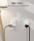 GHome Smart Mini Plug, Wi-Fi Outlet Socket Compatible with Alexa and Google Home, Remote Control with Timer Function, No Hub Required, ETL FCC Lis...