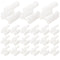 Angoily 100Pcs Plug Outlet Cover 3 Prong Proof Electrical Protect Safety Caps Plastic Socket Covers Power Plug Boots Dust Jacket Protector for Hom...