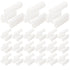 Angoily 100Pcs Plug Outlet Cover 3 Prong Proof Electrical Protect Safety Caps Plastic Socket Covers Power Plug Boots Dust Jacket Protector for Hom...