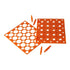 50-Holes Centrifuge Tube Rack - Detachable Lab Test Tube Holder Rack for 10ml/15ml/50ml(2 Racks Orange)...