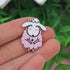 100Pcs Cute Sheep Shape Wooden Buttons in Bulk for DIY Crafts Sewing Knitting Card Making Mix Color...