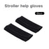 2PCS Stroller Help Gloves Handle Cover Baby Kid Pushchair Pram Stroller Black...