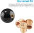 Shift Knob Thread Adapters,Fit for Most Manual Gear Shift Head M8 X 1.25, M10 X 1.25, M10 X 1.5 Thread Gear Shifter Knob Screw (3PCS)...