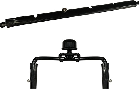 Lamp-Shade Harp Holder Adjustable Support - Tall 7 8 9 10 inch and 3/8 inch Standard Saddle E14 E26 E27 Light Base UNO Fitter Adapter Converter Fi...