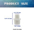 10PCS 1/2" to 3/4" PVC Pipe Fittings Nipple G1/2 X G3/4 Male to Male Thread Coupling Hex Straight Adapter Connector...