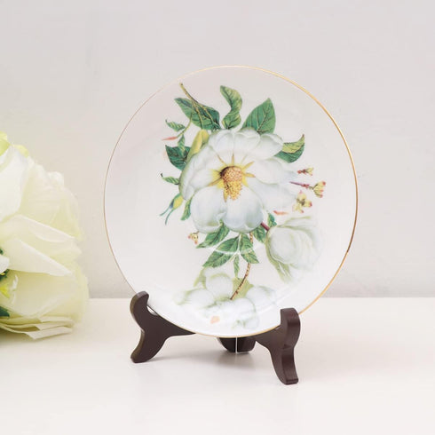 PRETYZOOM 3pcs Plate Stands for Display: 5 Inches Easel Display Stand, Wooden Plate Display Holder, Picture Frame Holder Stand, Table Top Easels f...