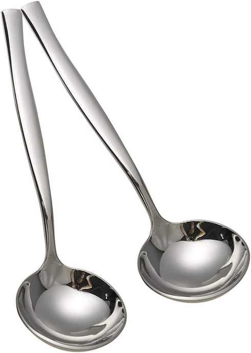 Idotry 2-Piece Stainless Steel Gravy Soup Spoon, Gravy Ladle Soup, Small Ladle...
