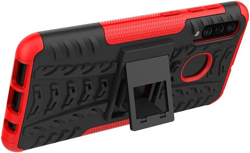 for Samsung Galaxy A20 Case, Samsung Galaxy A50 Case, Shockproof Slim Protective with Kickstand Hard Phone Cover for Samsung Galaxy A50/A30/A20 (R...