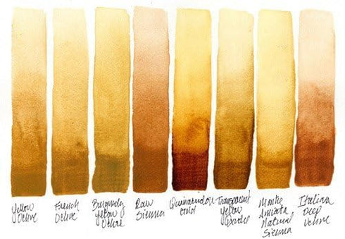 Daniel Smith Extra Fine Watercolor 15ml Paint Tube, Yellow Ochre (284600114), 0.5 Ounce (Pack of 1)...