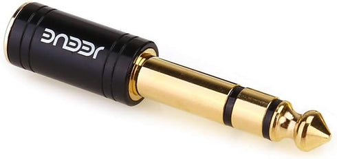 1/4" to 3.5mm Headphones Adapters, Upgrade 6.35mm(1/4") Male - 3.5mm Female Socket Stereo Pure Copper Jack Adaptor Bring You Professional Sound Bl...