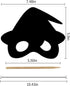 OuMuaMua 30PCS Halloween Rainbow Scratch Mask Art Craft Kit, Bat Witch Pumpkin Zombie Pirate Skull Scratch Paper Art Mask for Halloween Party Craf...