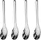 Thick Heavy weight Dinner Soup Spoons,Stainless Steel Tablespoons,Chinese Silver Spoon,Heavy Duty Asian Thick Long Handle Spoons,7.1 inches,Set of...