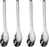 Thick Heavy weight Dinner Soup Spoons,Stainless Steel Tablespoons,Chinese Silver Spoon,Heavy Duty Asian Thick Long Handle Spoons,7.1 inches,Set of...