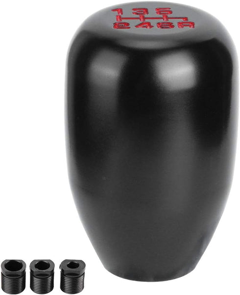 Dweekiy Gear Shift Knob,Car Universal Modification Manual Knob Gear Shift Head Shifter 6 Speed(Black)...