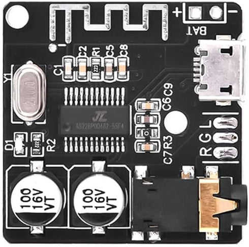 HiLetgo 5pcs Bluetooth 5.0 Mp3 Lossless Decoder Board VHM-314 Audio Bluetooth Receiver Board Wireless Stereo Music Decoding Module Micro USB...