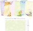 Paper Master Envelope Set 12 Packs Of Flora Letter Envelopes, Decorated Printer Stationery Paper Sets, With a Variety Of Designs And Automatic Aea...
