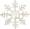 EVER FAITH Austrian Crystal Winter Snowflake Flower Brooch Pin Clear Silver-Tone...